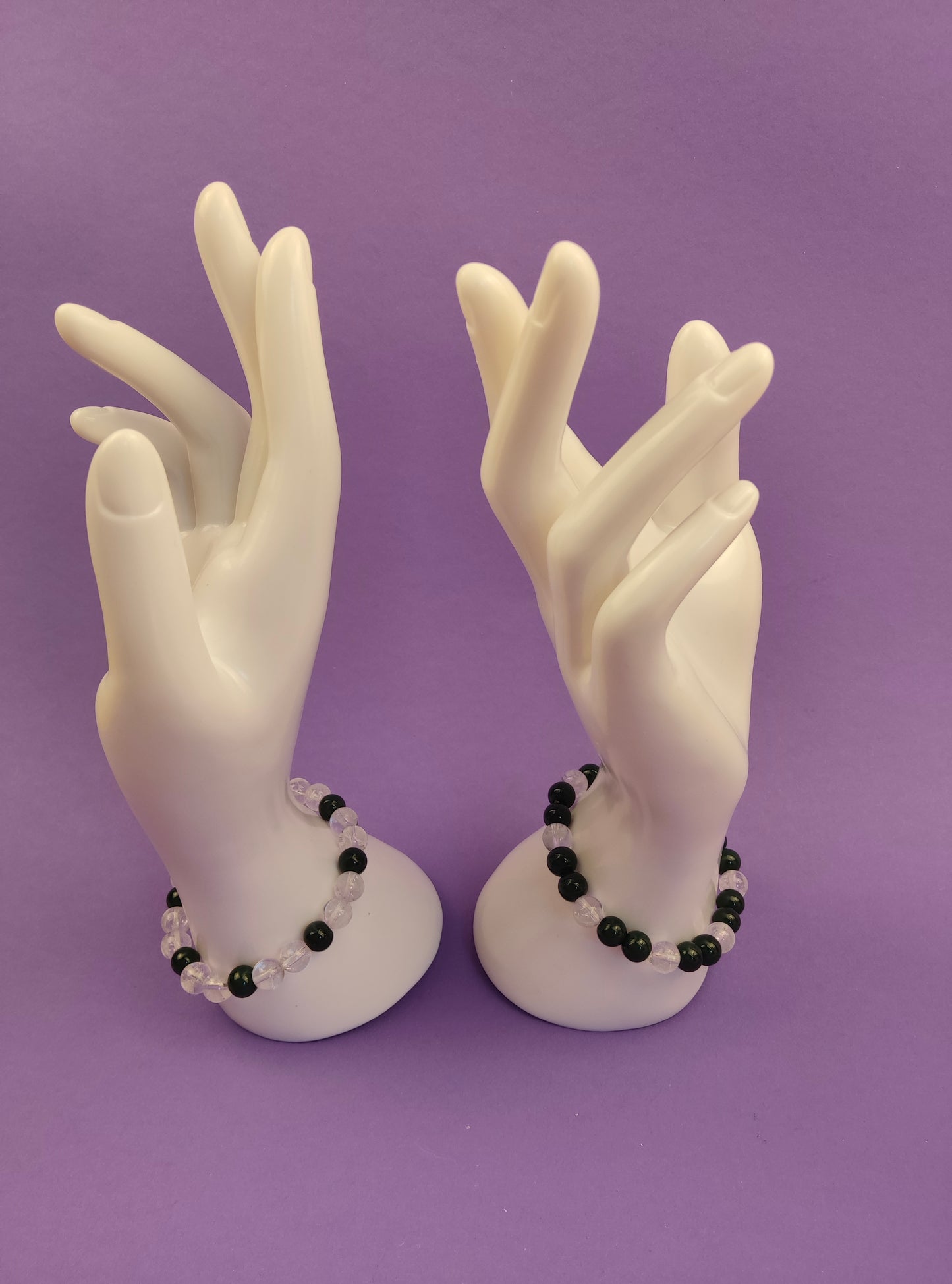 💫„Lichttanz“ – Glasperlen-Armband