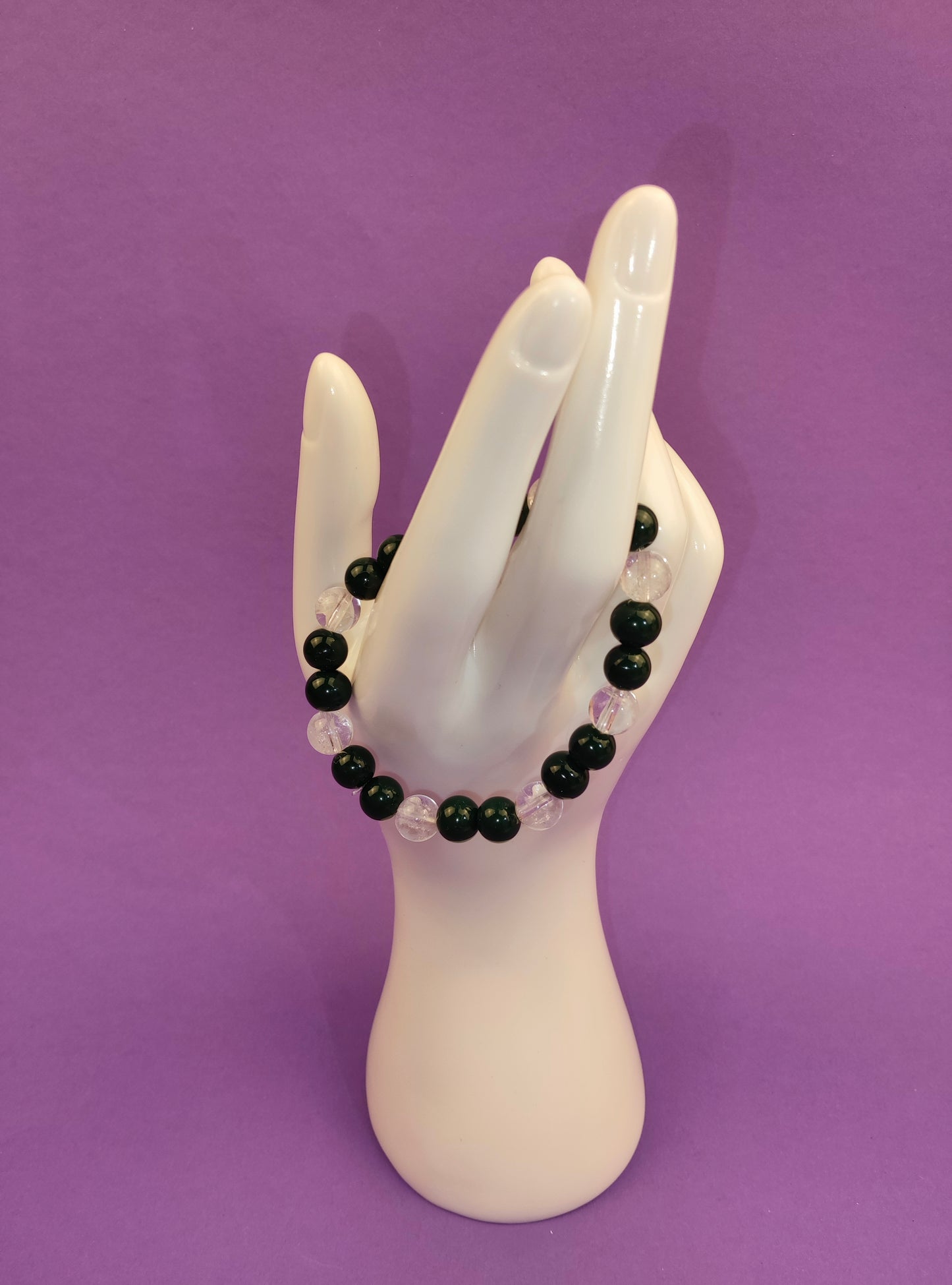 💫„Lichttanz“ – Glasperlen-Armband