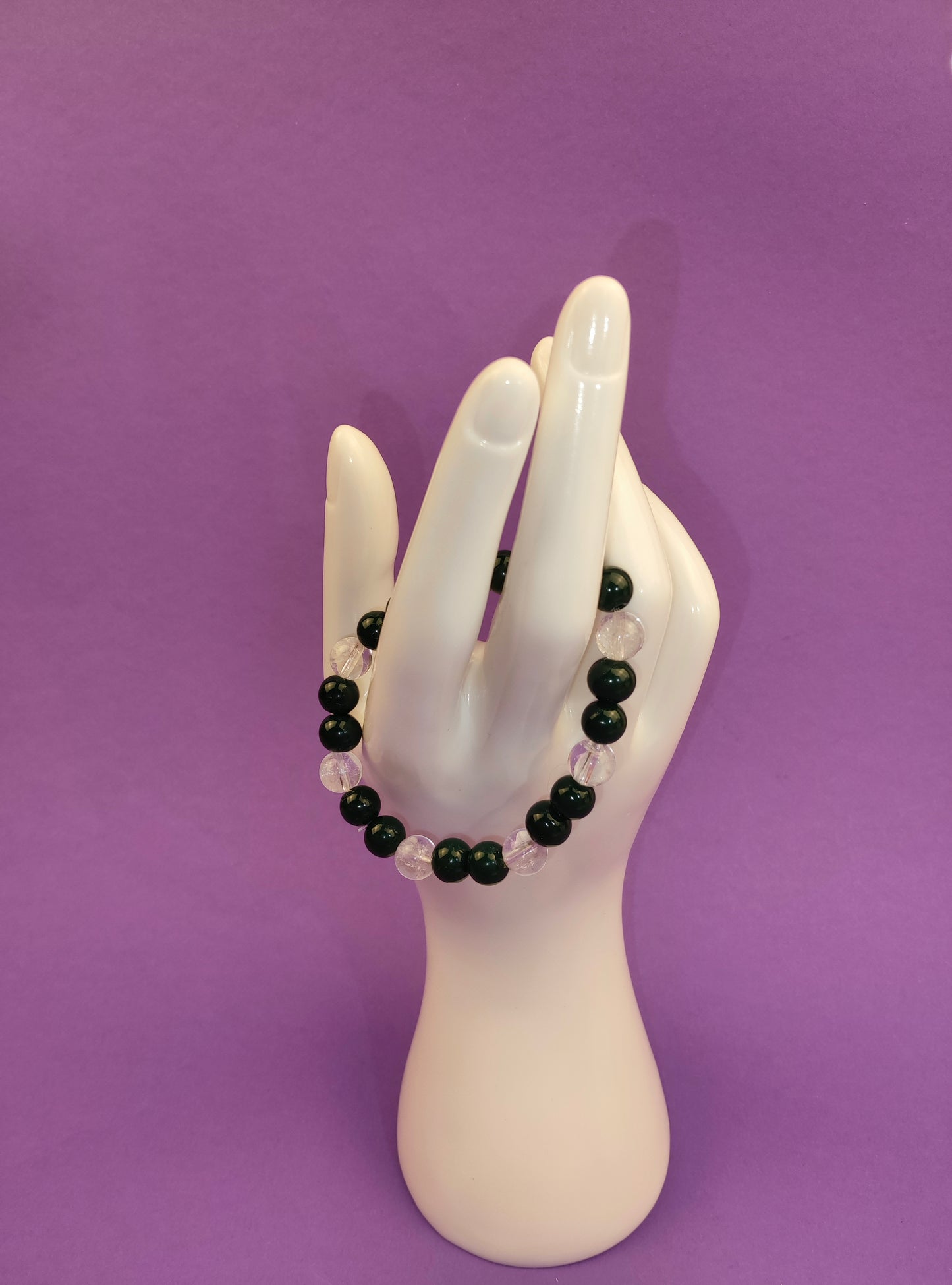 💫„Lichttanz“ – Glasperlen-Armband