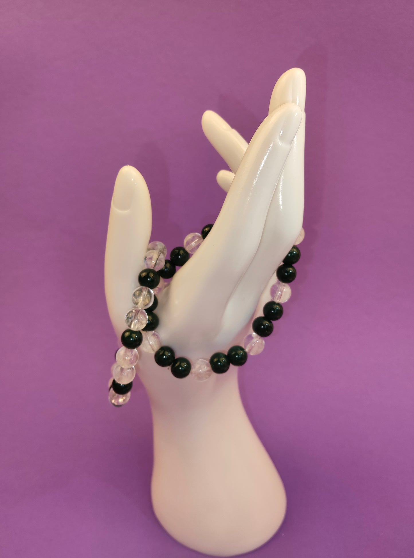 💫„Lichttanz“ – Glasperlen-Armband