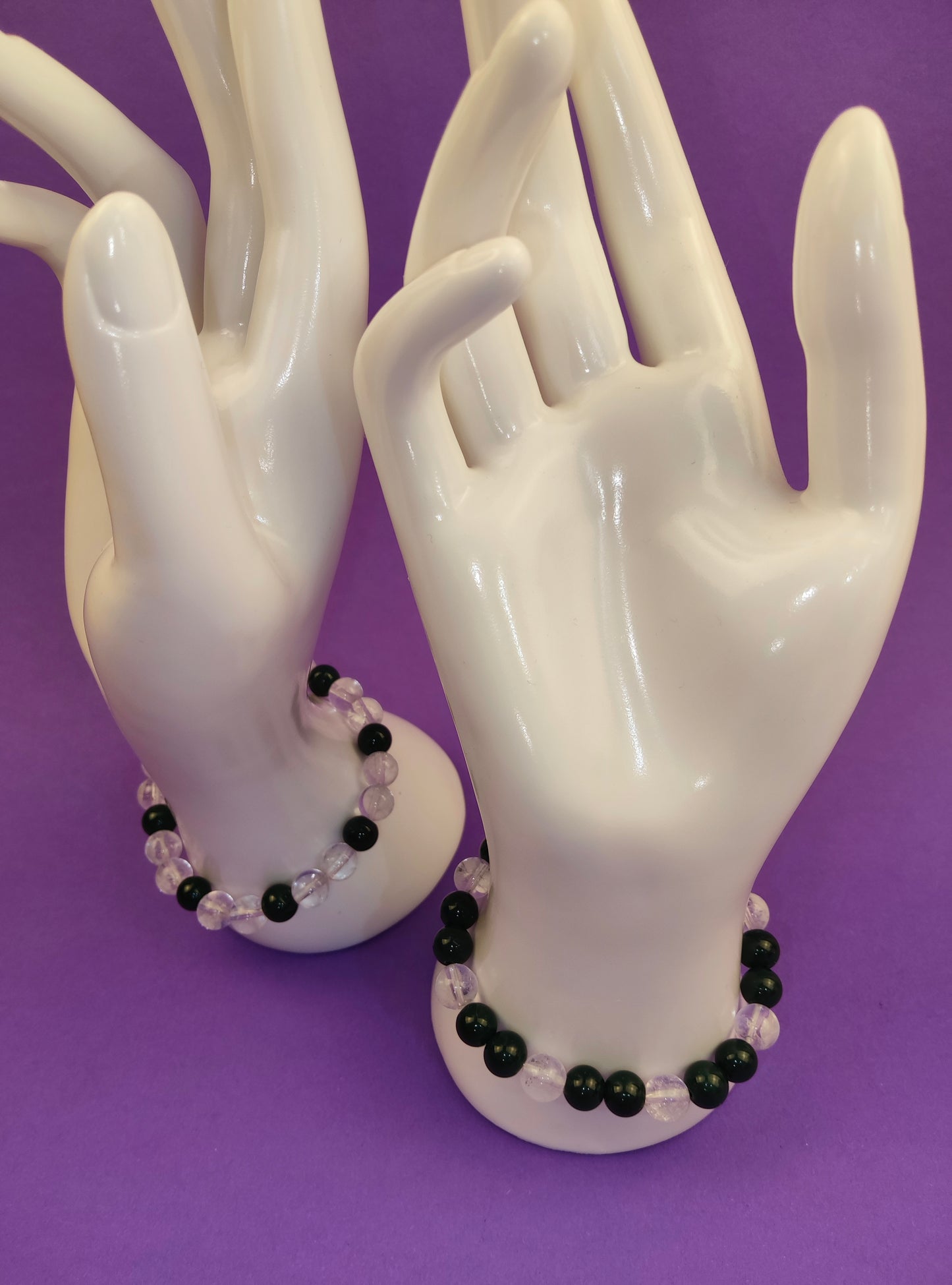 💫„Lichttanz“ – Glasperlen-Armband