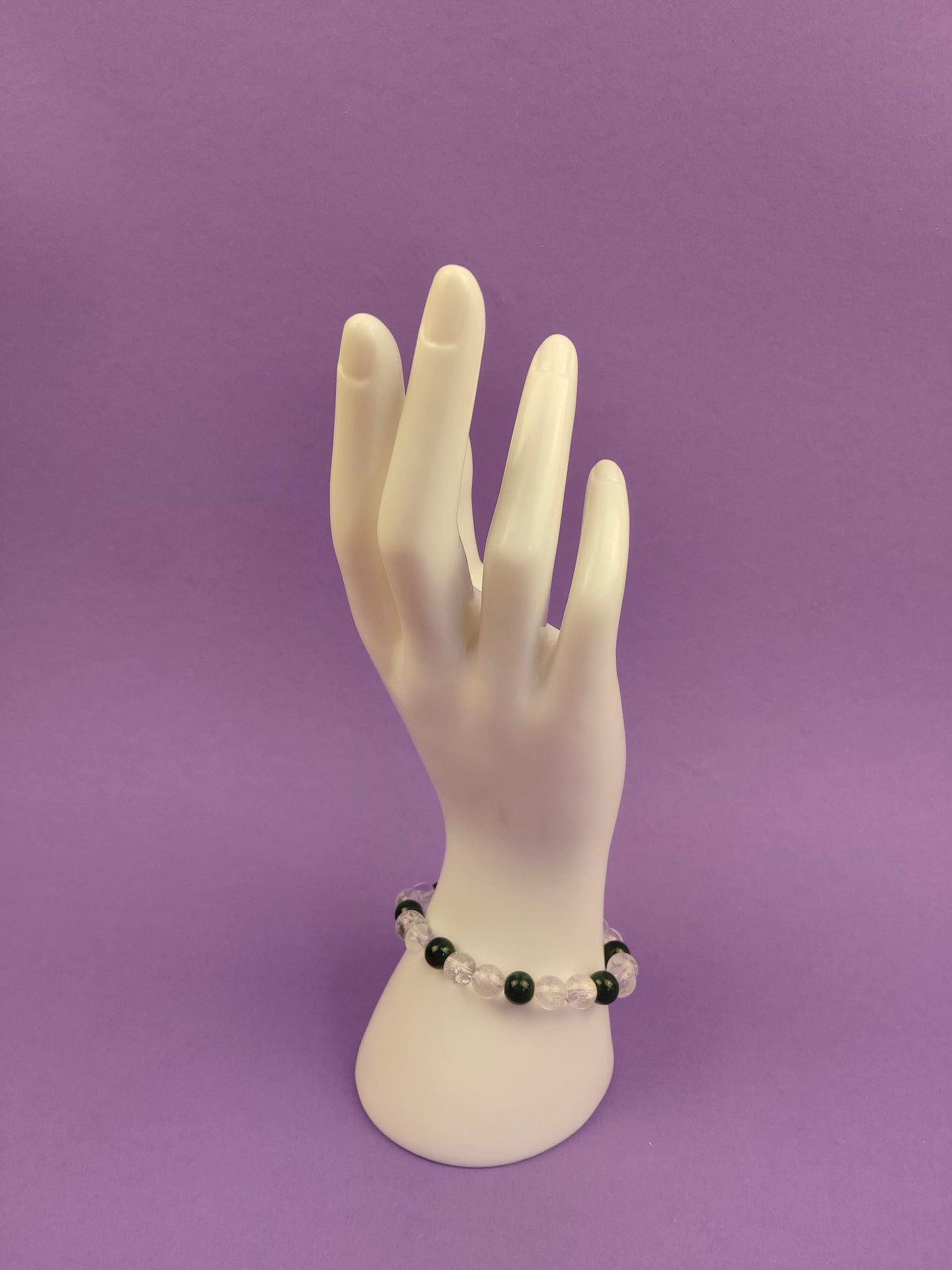 💫„Lichttanz“ – Glasperlen-Armband