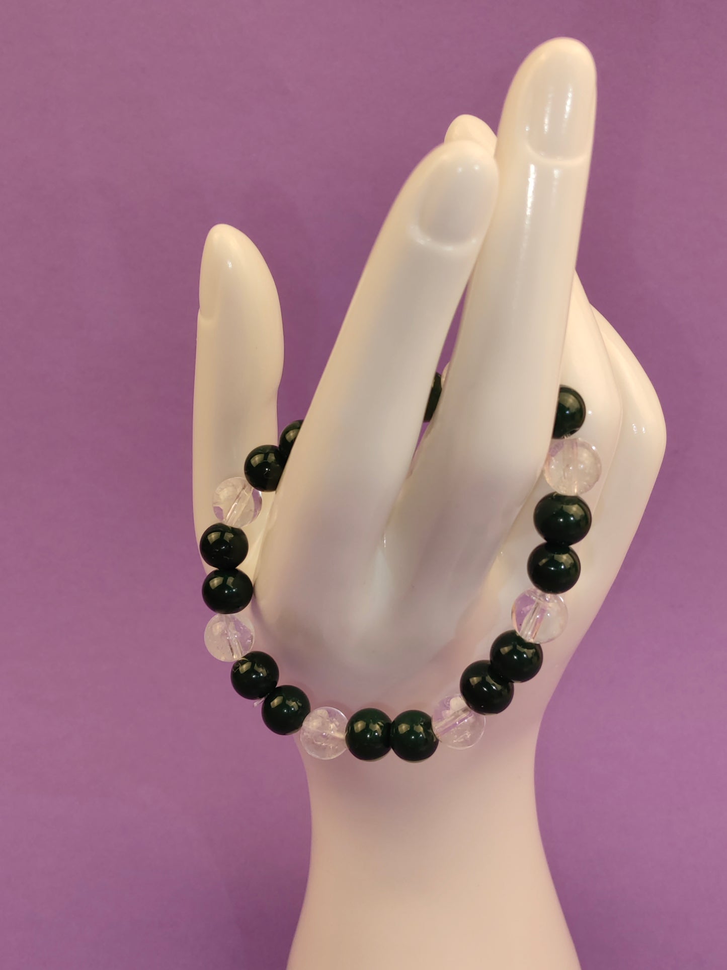 💫„Lichttanz“ – Glasperlen-Armband